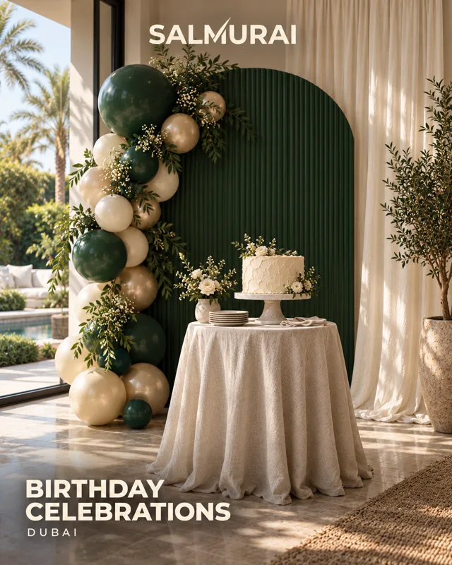 Birthdays & celebrations — design concept