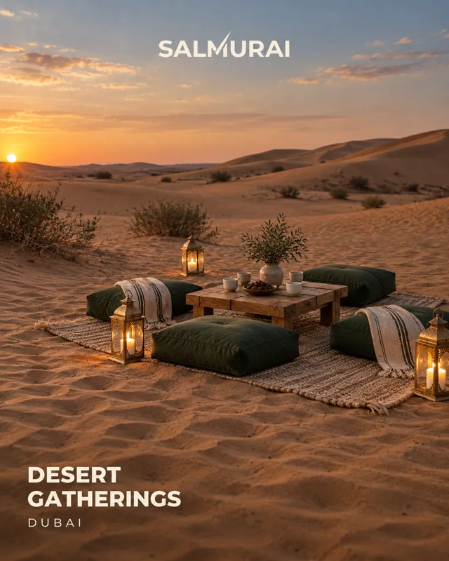 Outdoor & desert events — design concept