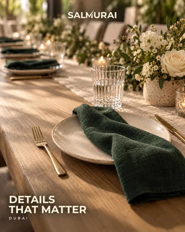Event design concept: considered decor and atmosphere